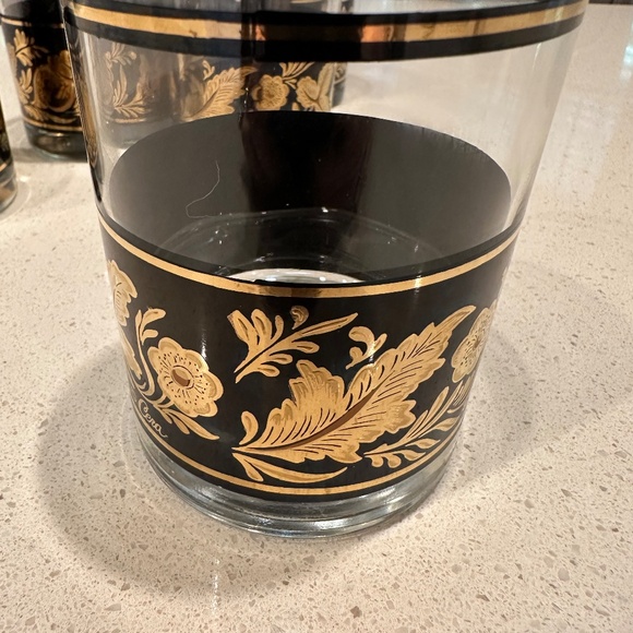 Vintage Mid century Ceramic 22k Ceramic glasses - Picture 4 of 4